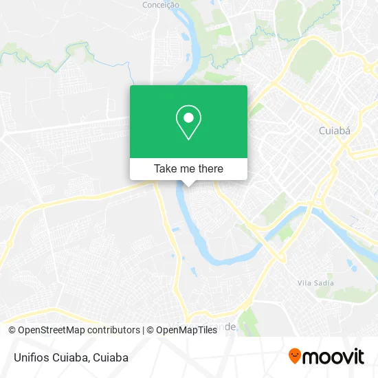 Unifios Cuiaba map