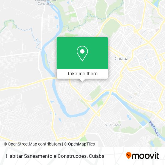 Habitar Saneamento e Construcoes map