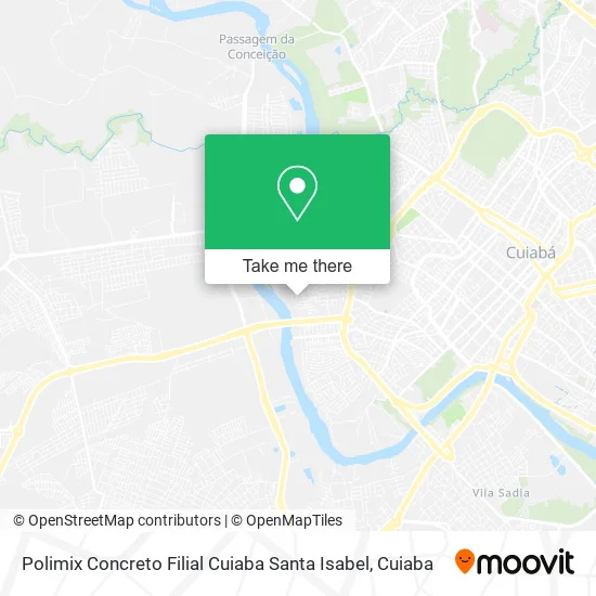 Polimix Concreto Filial Cuiaba Santa Isabel map
