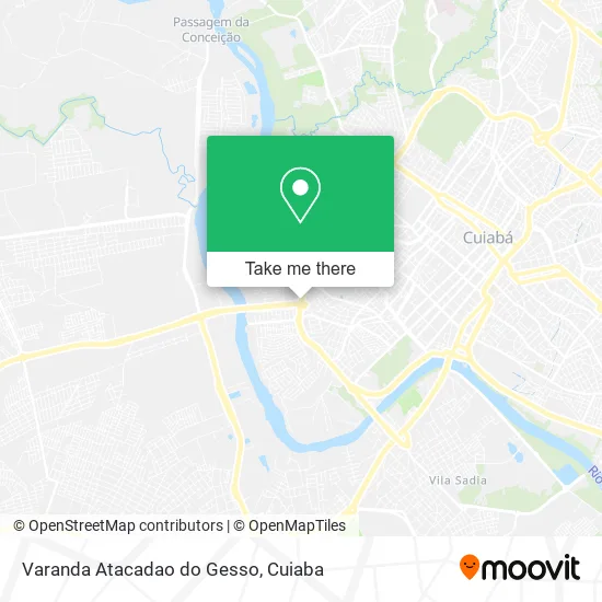 Varanda Atacadao do Gesso map