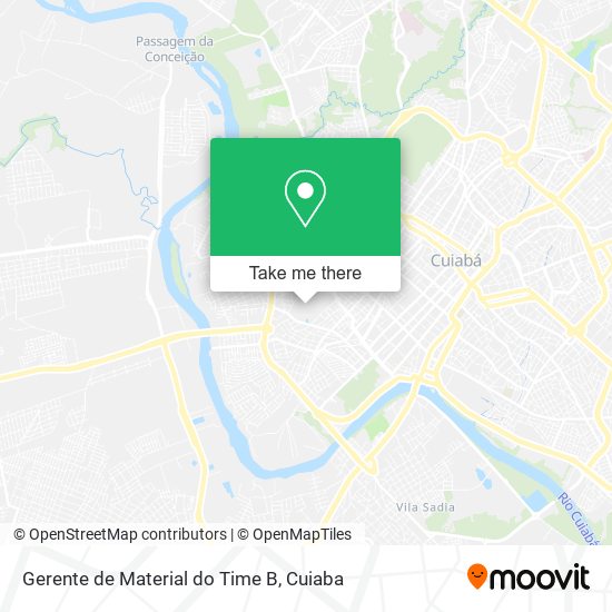 Gerente de Material do Time B map