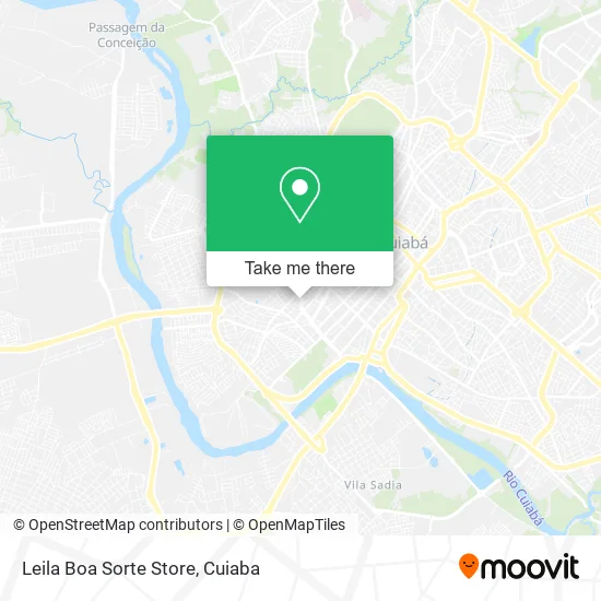 Leila Boa Sorte Store map
