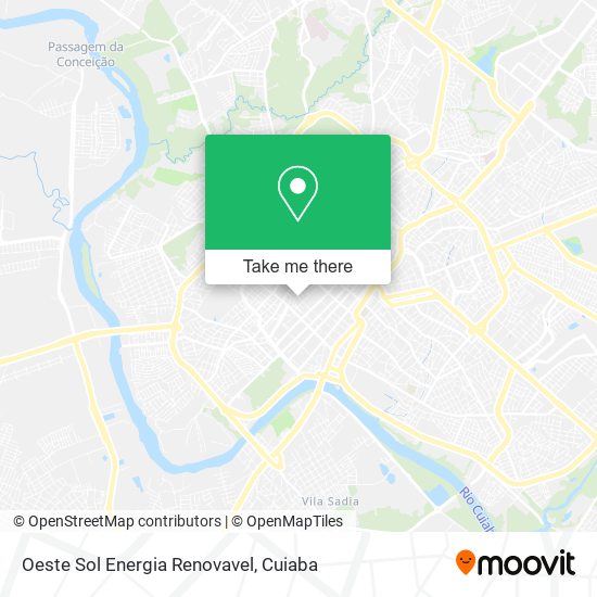 Oeste Sol Energia Renovavel map