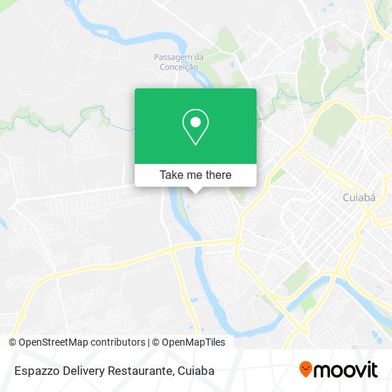 Mapa Espazzo Delivery Restaurante