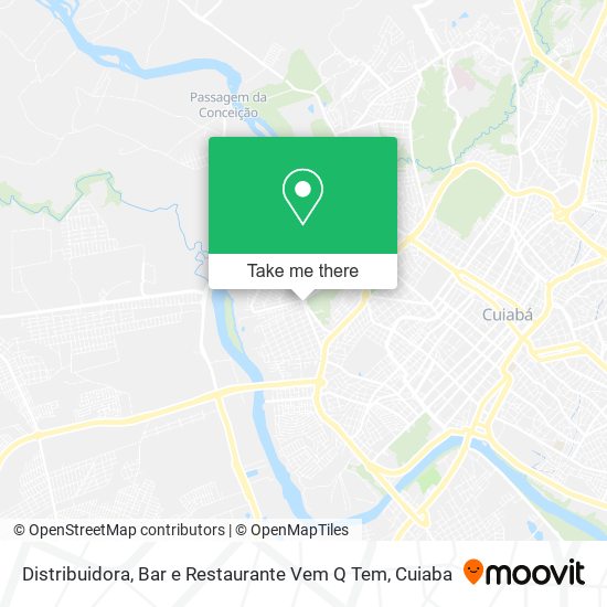 Distribuidora, Bar e Restaurante Vem Q Tem map