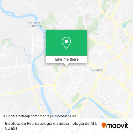 Instítuto de Reumatologia e Endocrinología de MT map