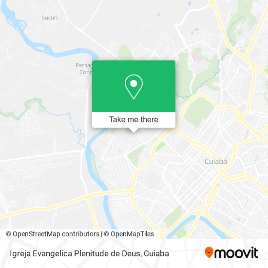 Mapa Igreja Evangelica Plenitude de Deus