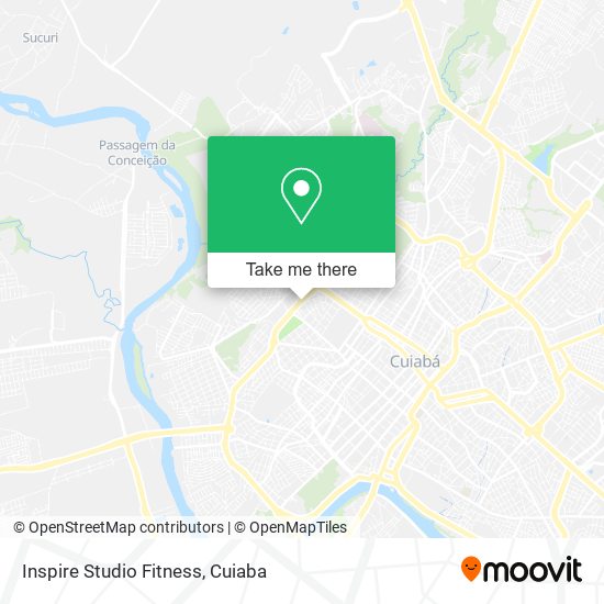 Inspire Studio Fitness map