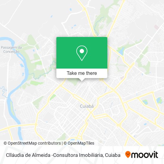Clláudia de Almeida -Consultora Imobiliária map