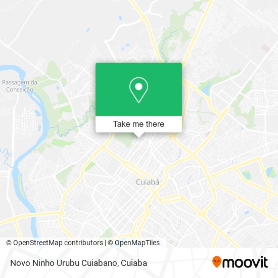 Novo Ninho Urubu Cuiabano map