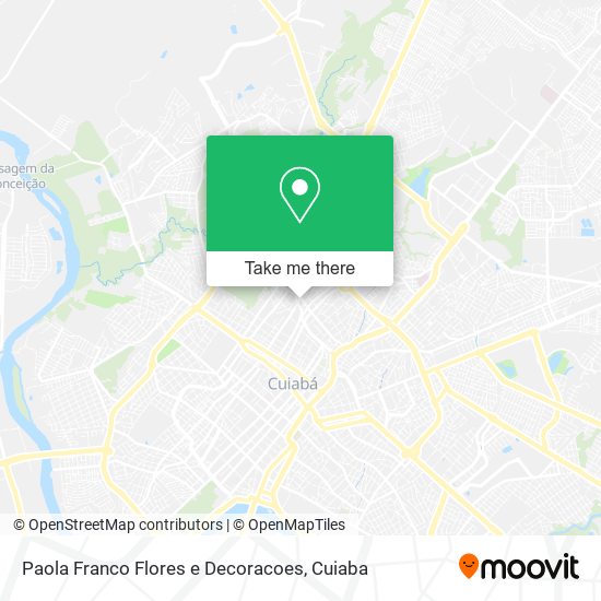 Paola Franco Flores e Decoracoes map