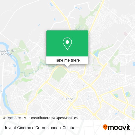 Invent Cinema e Comunicacao map