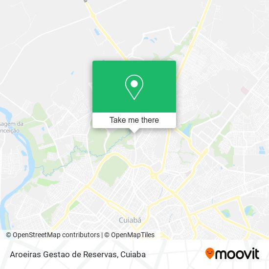 Aroeiras Gestao de Reservas map