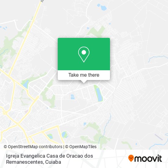 Igreja Evangelica Casa de Oracao dos Remanescentes map