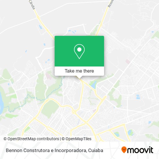Mapa Bennon Construtora e Incorporadora