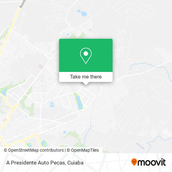 A Presidente Auto Pecas map