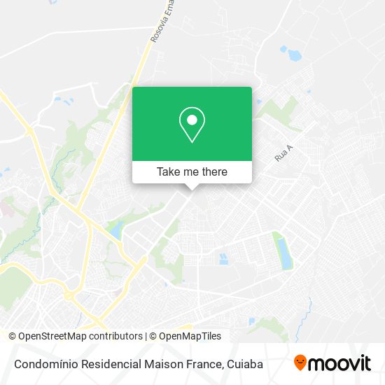 Condomínio Residencial Maison France map