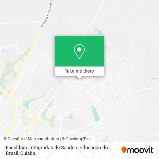 Faculdade Integradas de Saude e Educacao do Brasil map