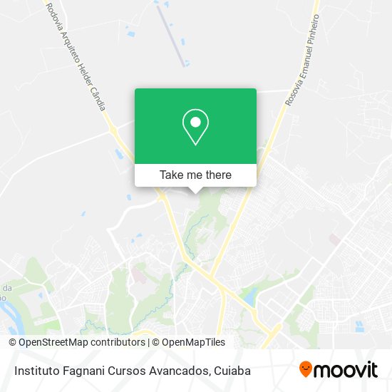 Mapa Instituto Fagnani Cursos Avancados