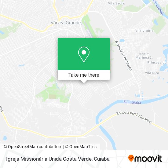 Igreja Missionária Unida Costa Verde map