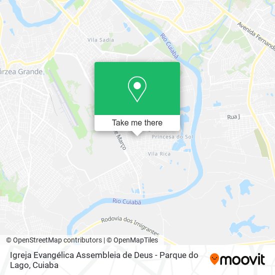 Igreja Evangélica Assembleia de Deus - Parque do Lago map