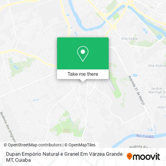 Dupan Empório Natural e Granel Em Várzea Grande MT map