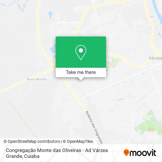 Congregação Monte das Oliveiras - Ad Várzea Grande map