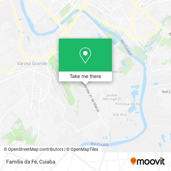Família da Fé map