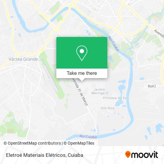 Eletroé Materiais Elétricos map