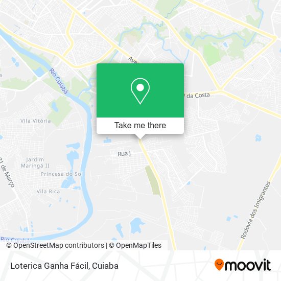 Loterica Ganha Fácil map