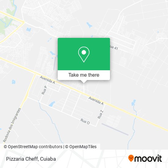 Pizzaria Cheff map