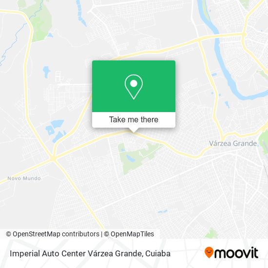 Imperial Auto Center Várzea Grande map