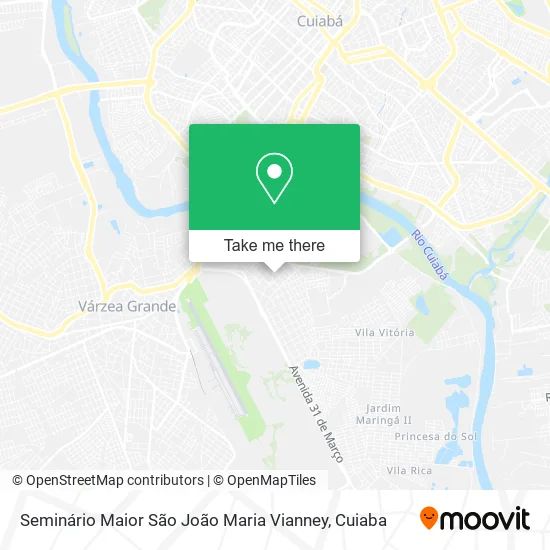 Seminário Maior São João Maria Vianney map