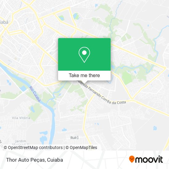 Mapa Thor Auto Peças