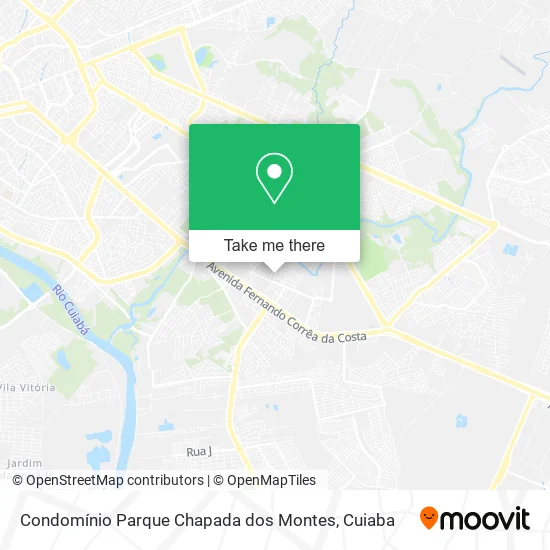 Condomínio Parque Chapada dos Montes map