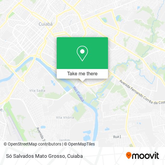Só Salvados Mato Grosso map