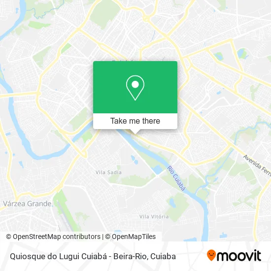 Quiosque do Lugui Cuiabá - Beira-Rio map