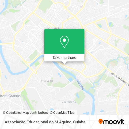 Associação Educacional do M Aquino map