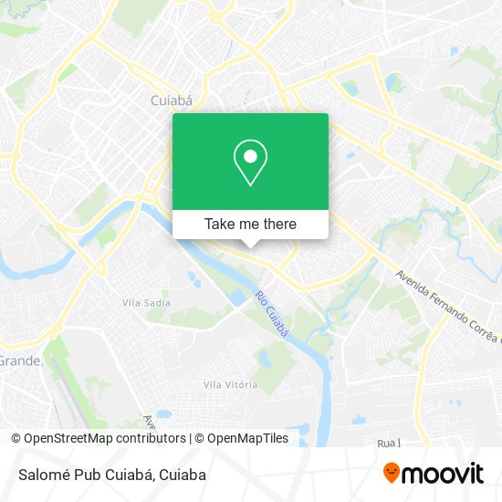 Salomé Pub Cuiabá map