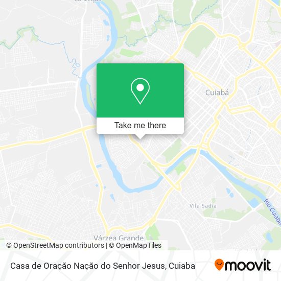 Casa de Oração Nação do Senhor Jesus map