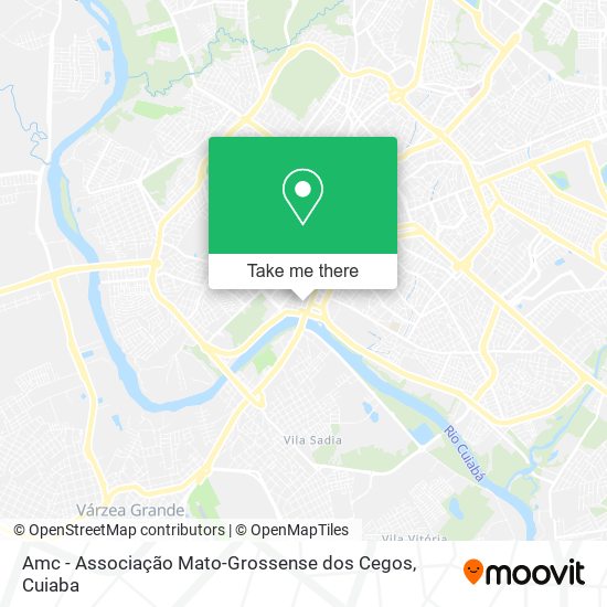 Amc - Associação Mato-Grossense dos Cegos map