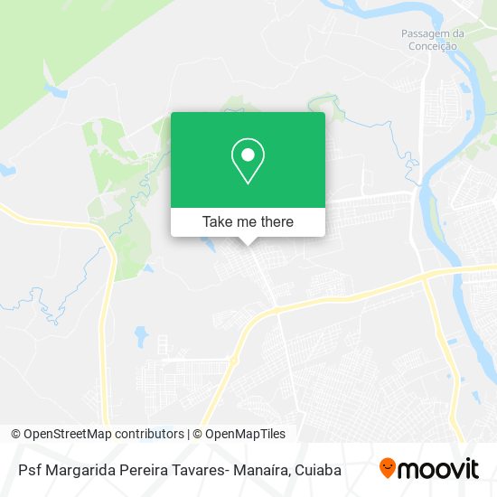 Psf Margarida Pereira Tavares- Manaíra map