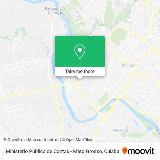 Ministério Público de Contas - Mato Grosso map