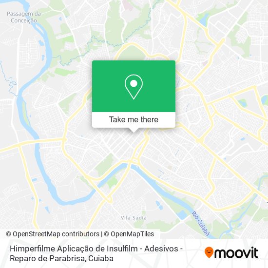 Himperfilme Aplicação de Insulfilm - Adesivos - Reparo de Parabrisa map