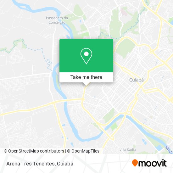 Arena Três Tenentes map