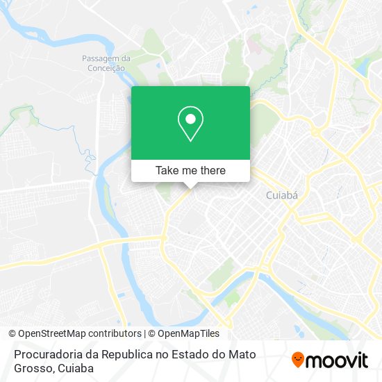 Procuradoria da Republica no Estado do Mato Grosso map