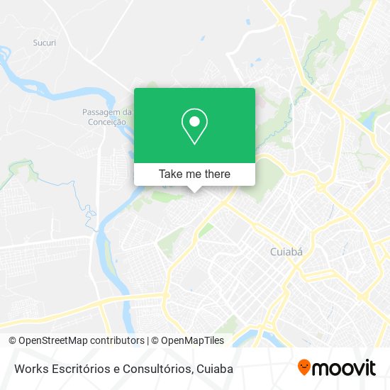 Works Escritórios e Consultórios map