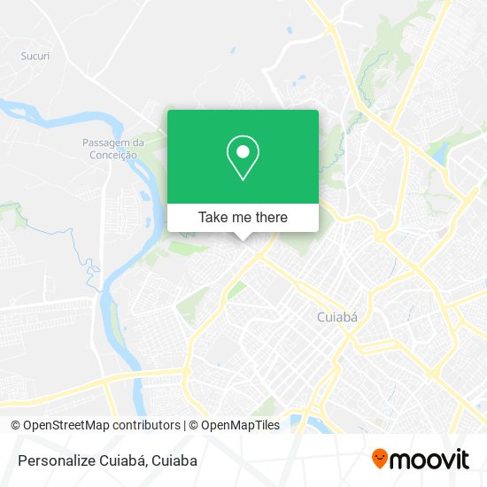 Mapa Personalize Cuiabá