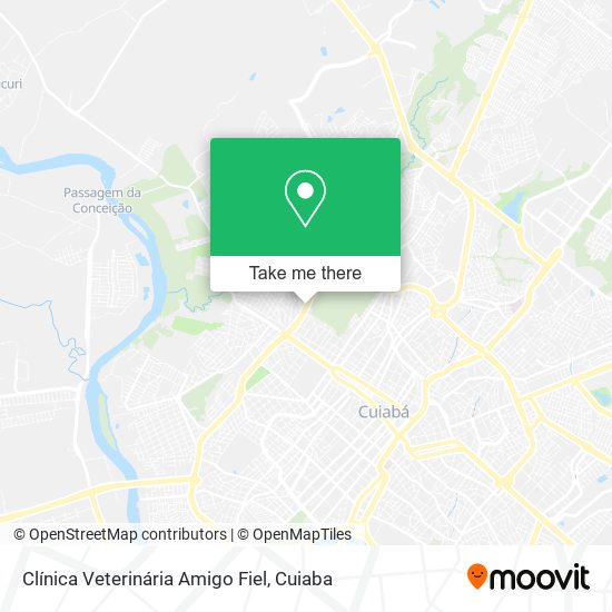 Mapa Clínica Veterinária Amigo Fiel