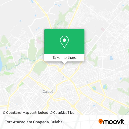 Fort Atacadista Chapada map